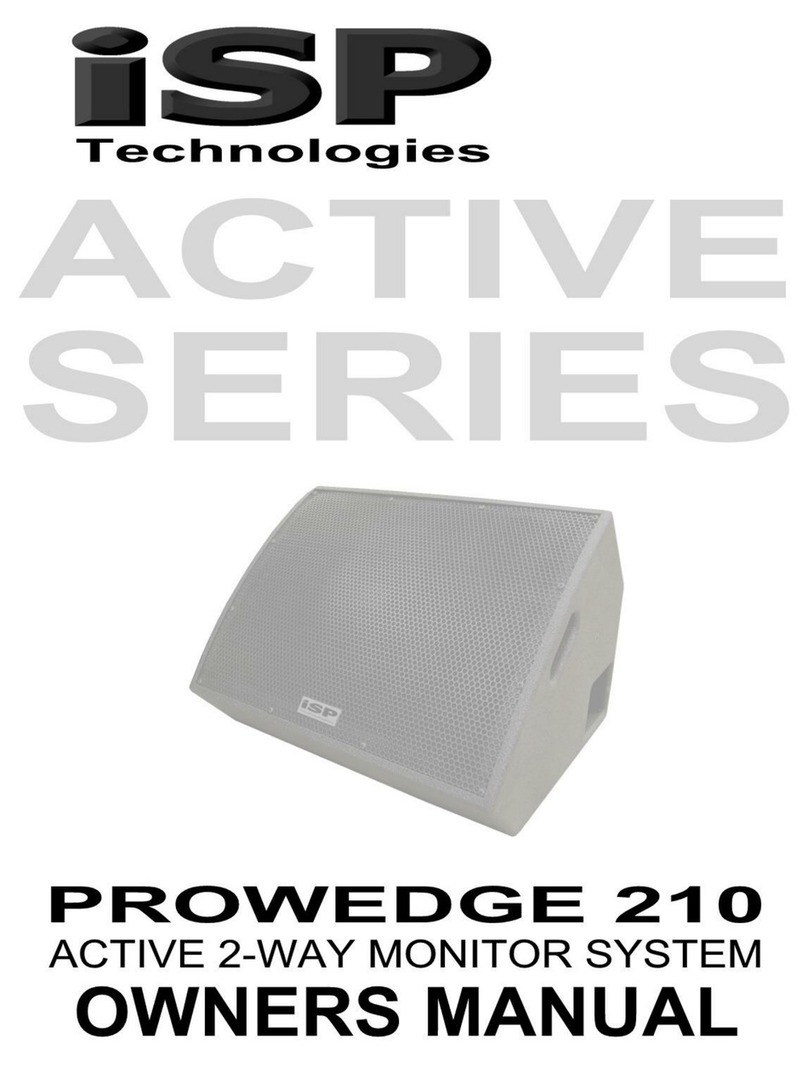 iSP Prowedge 210 Active Series owner's manual