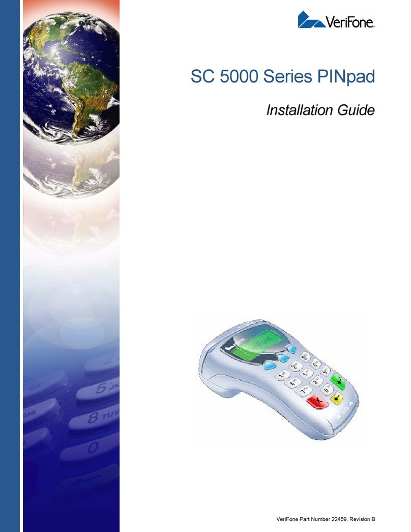 VeriFone SC 5000 Series installation guide