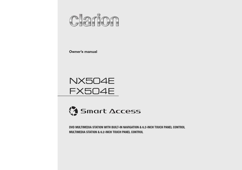 Clarion NX504E User manual