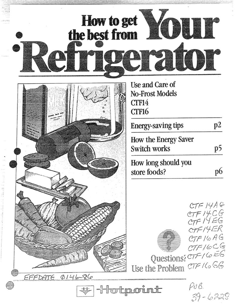 Hotpoint CTF14 User manual