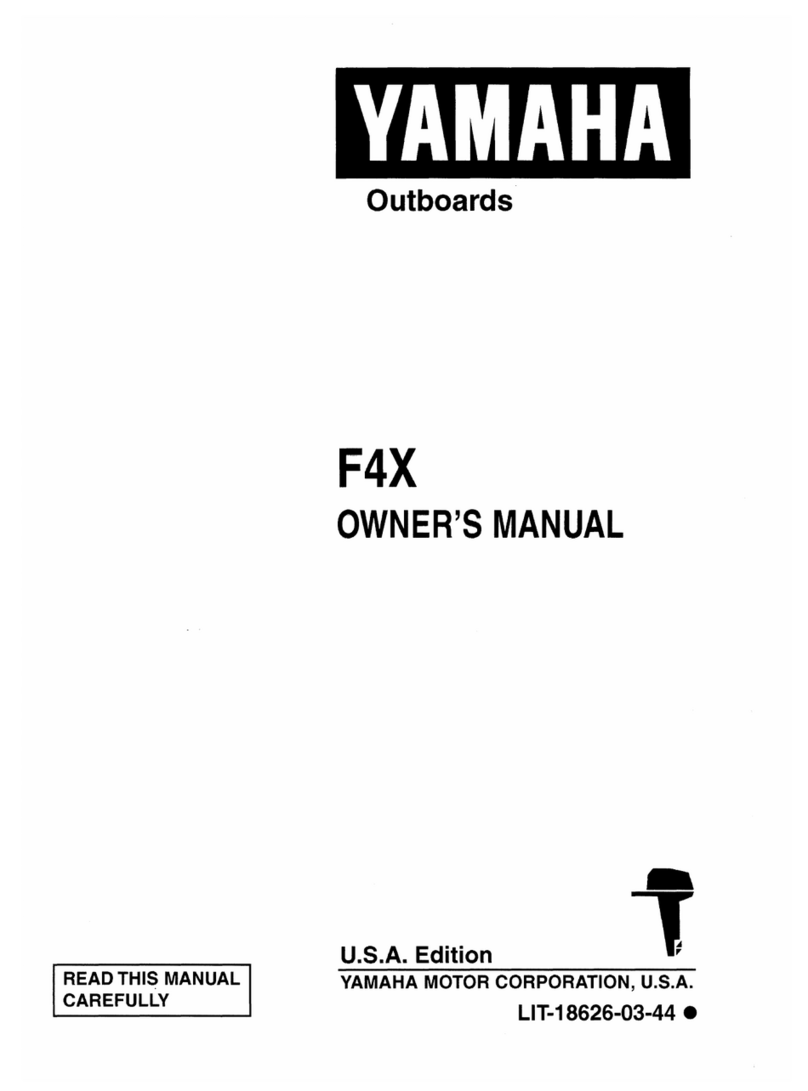 Yamaha F4X owner's manual
