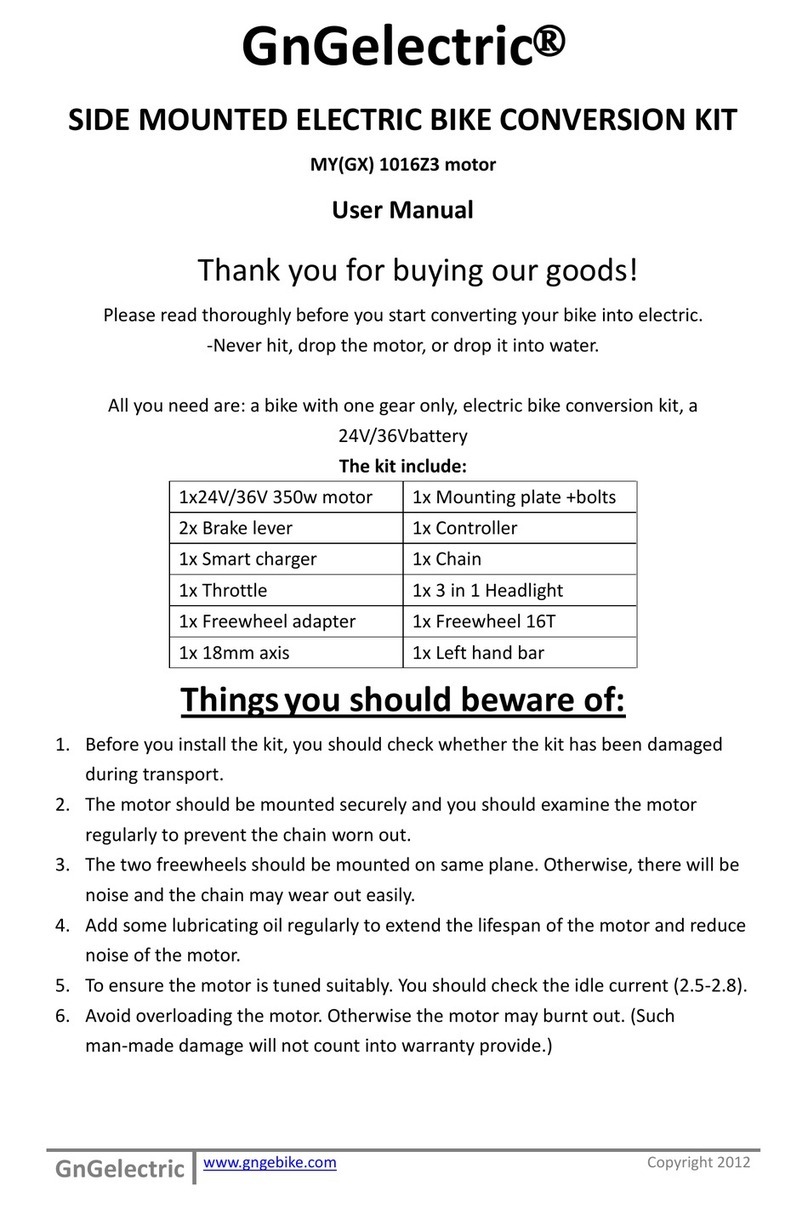 GnGelectric MY(GX) 1016Z3 user manual