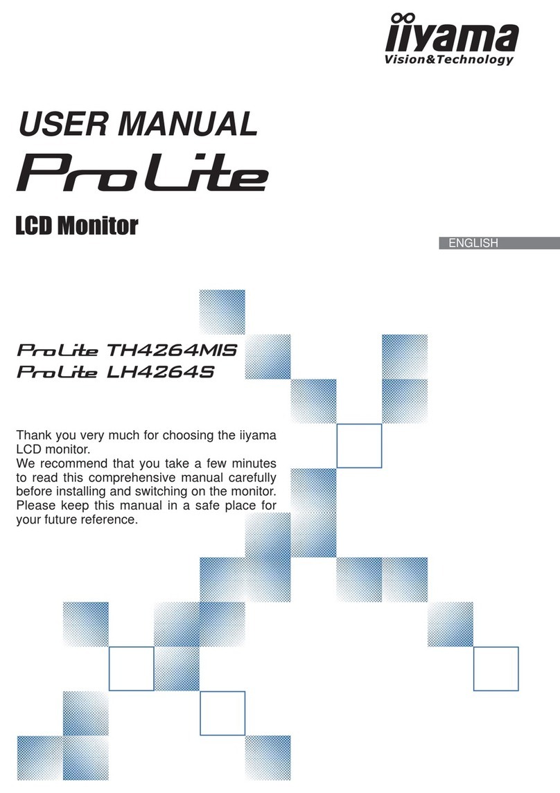 Iiyama ProLite TH4264MIS User manual