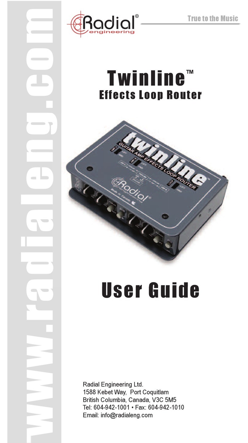 Radial Engineering Twinline user guide
