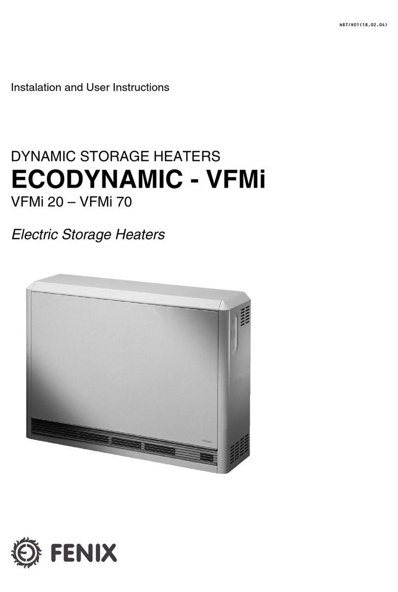 Fenix ECODYNAMIC VFMi 20 Installation and user instructions