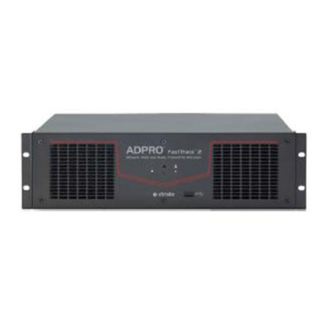 Xtralis ADPRO FastTrace 2 series installation manual Xtralis ADPRO FastTrace 2 series installation manual