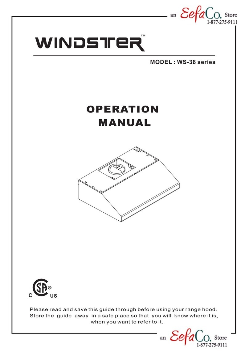 EefaCo.Store Windster WS-38 series Operation manual