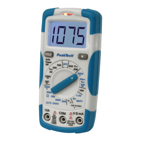 PeakTech 1075 Operation manual
