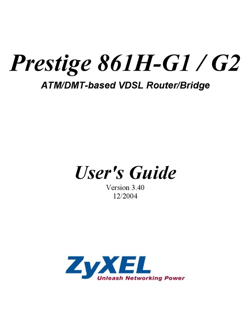 ZyXEL Communications Prestige 861H-G1 user guide