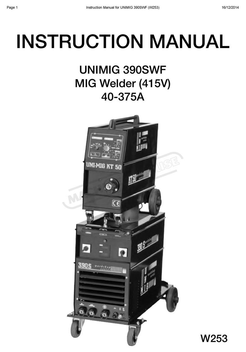 Uni-Mig 390SWF User manual