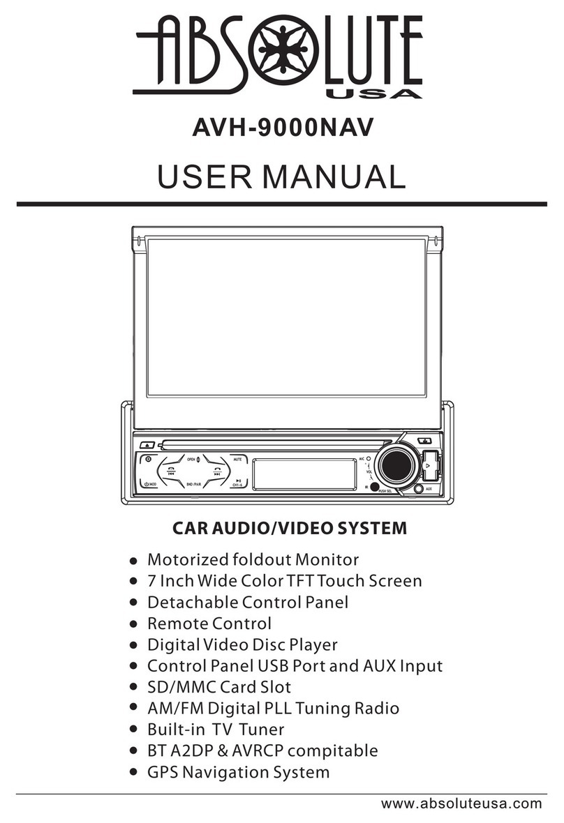 Absolute AVH-9000NAV user manual