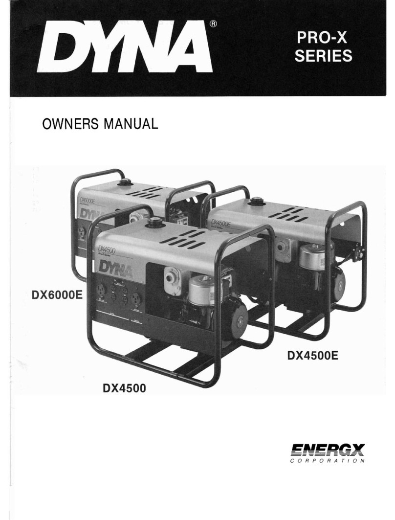 Dyna PRO-X series owner's manual