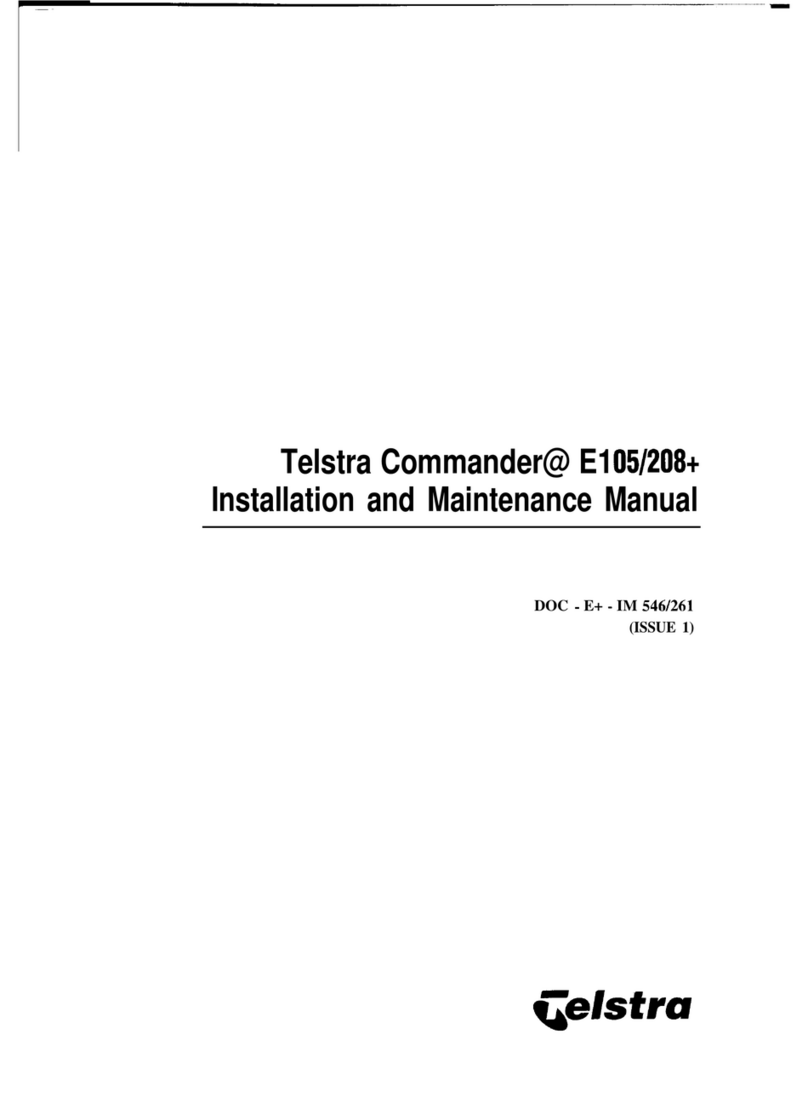 Telstra Commander E105 Manual