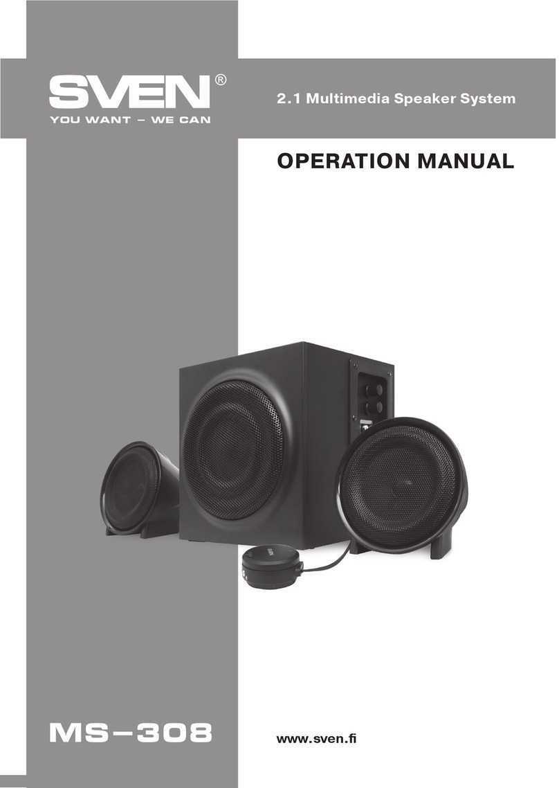 Sven MS-308 User manual