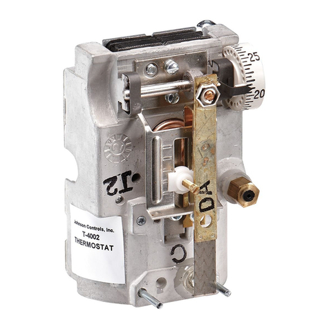 Johnson Controls T-4002 User manual