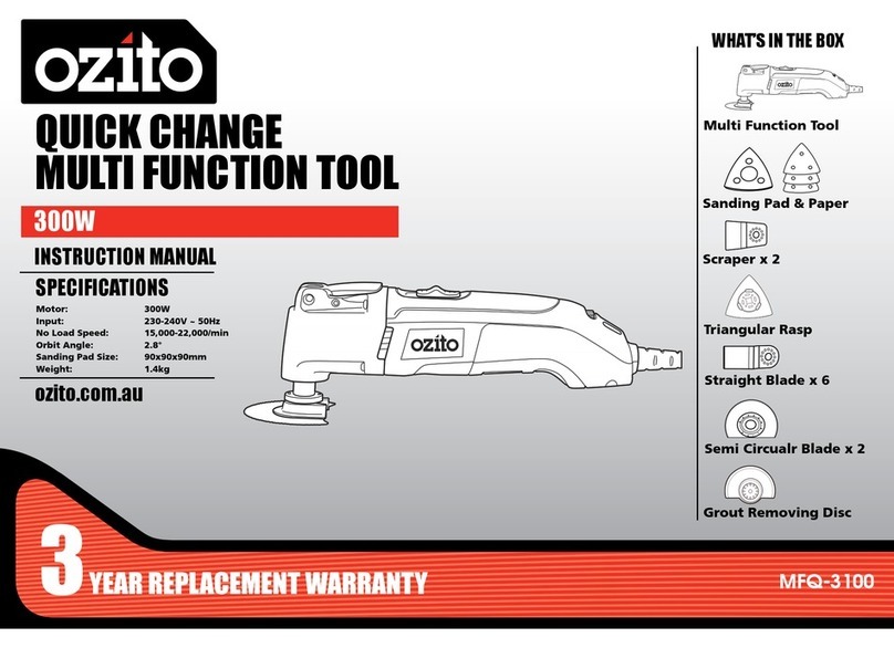 Ozito MFQ-3100 instruction manual