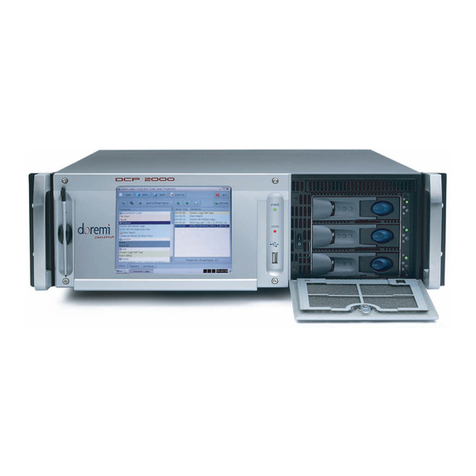 Doremi DCP-2000 User manual