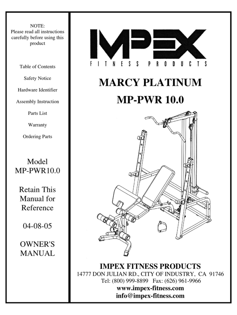 MPEX MARCY PLATINUM MP-PWR 10.0 owner's manual