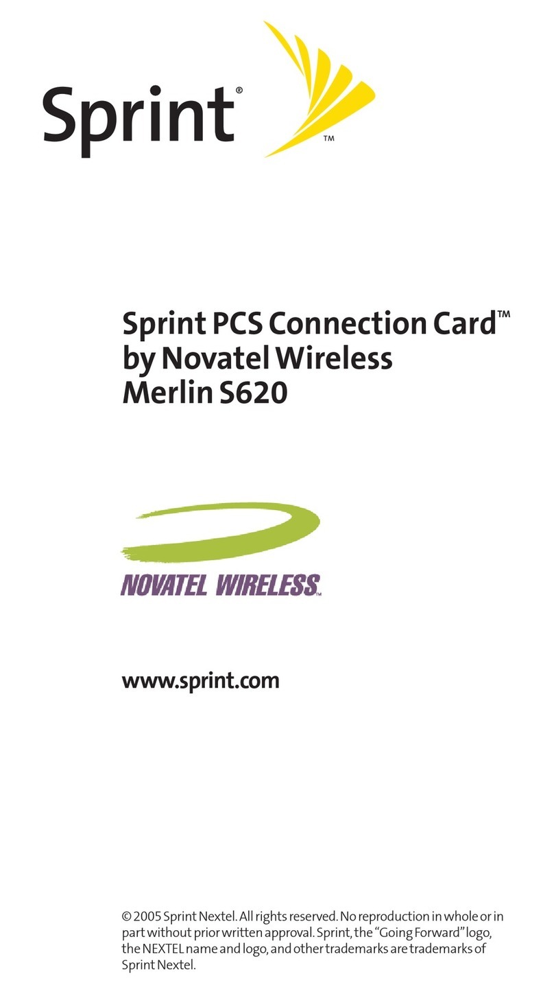 Novatel Merlin S620 User manual