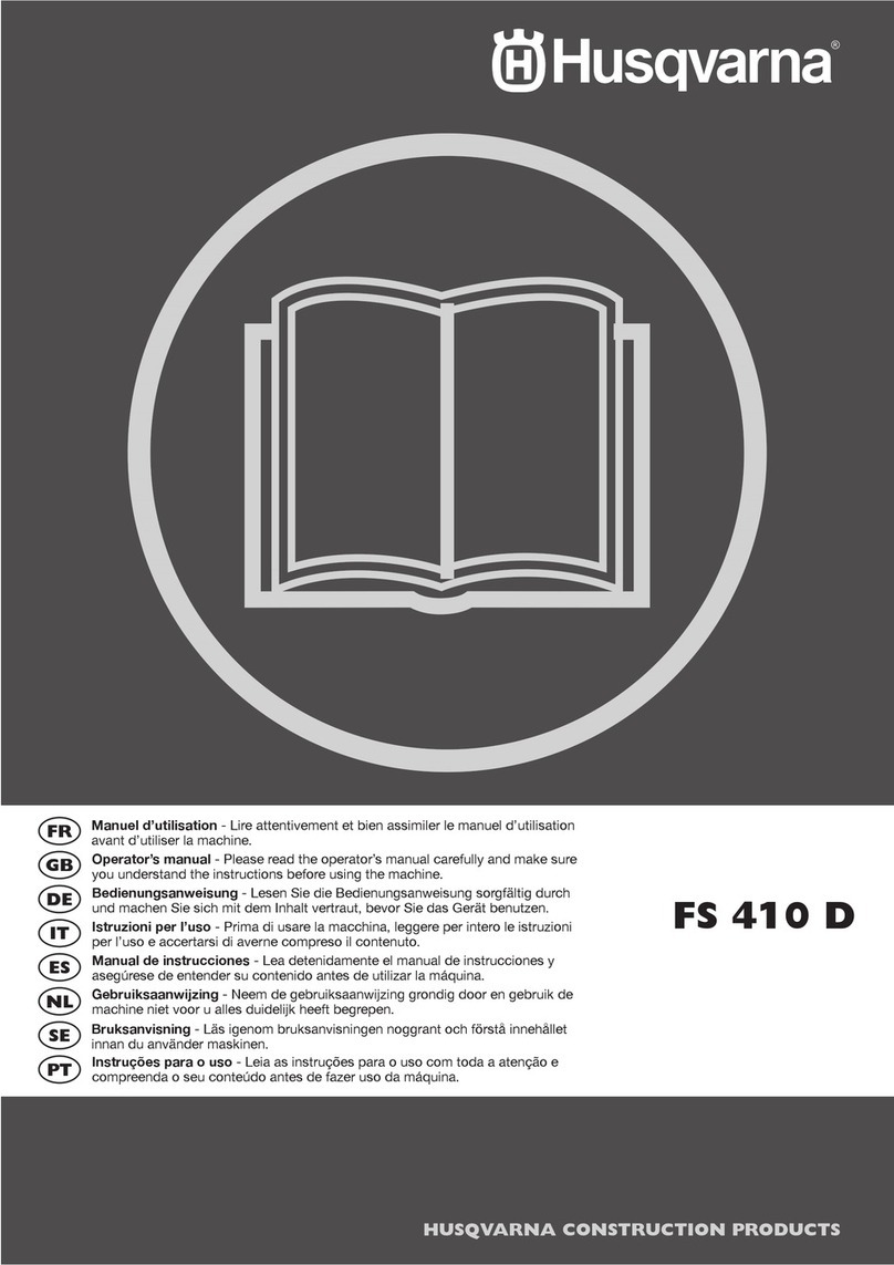 Husqvarna FS 410 D Operator's manual
