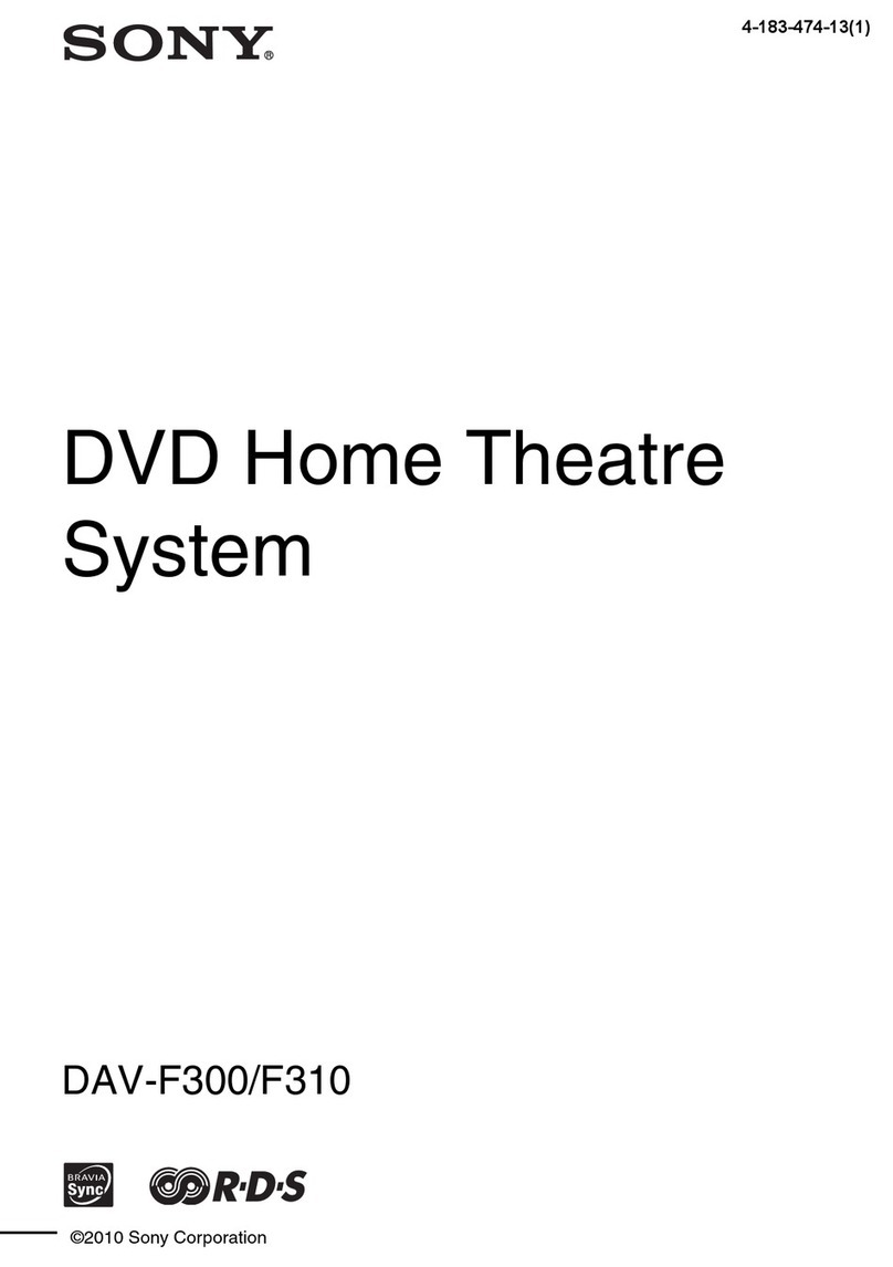 Sony DAV-F300 user manual