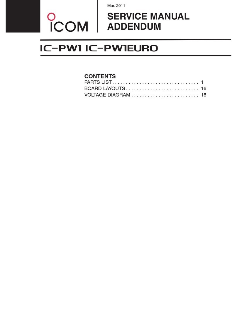 Icom IC-PW1 Installation and operating instructions Icom IC-PW1 Installation and operating instructions