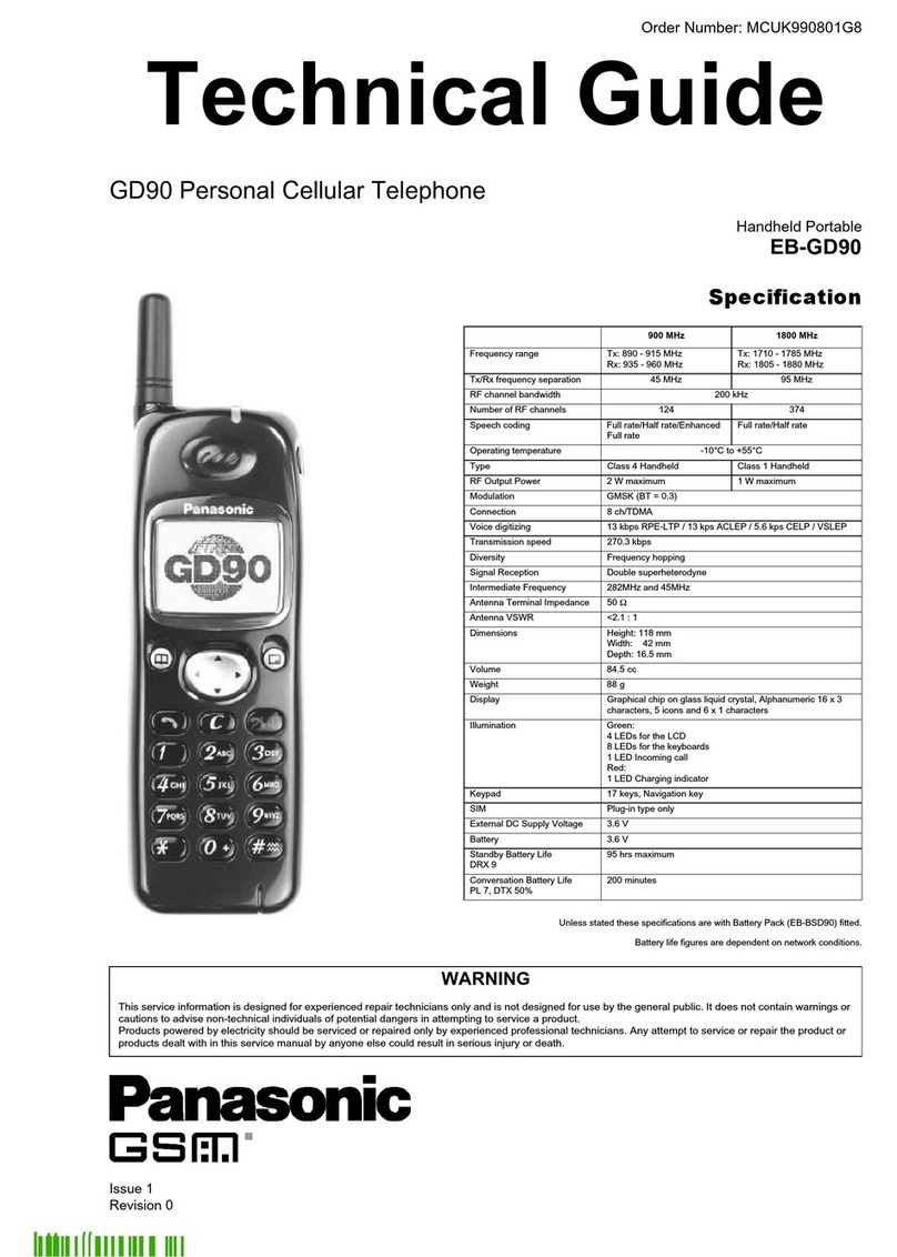 Panasonic EB-GD90 Technical guide
