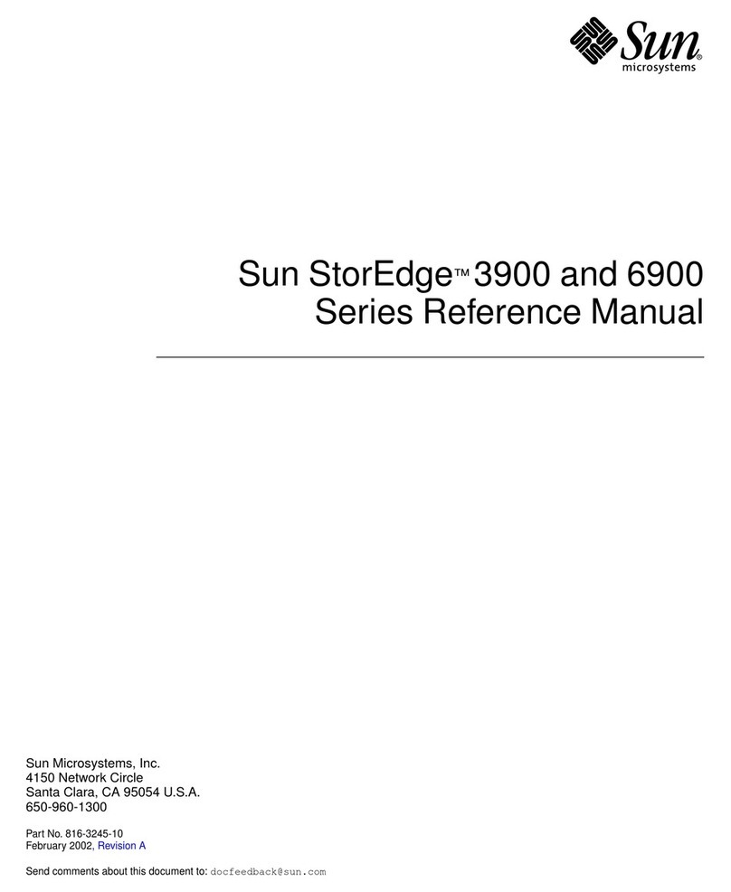 Sun Microsystems StorEdge 3900 Series User manual