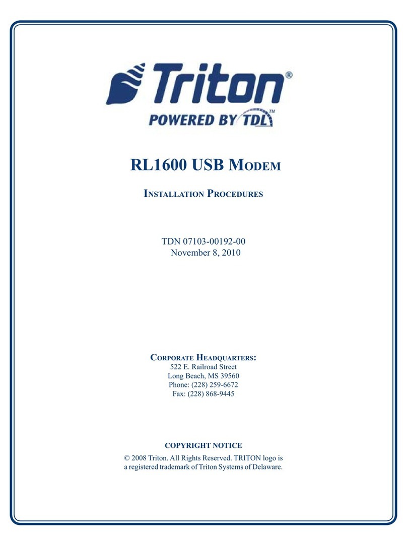 Triton RL1600 installation guide