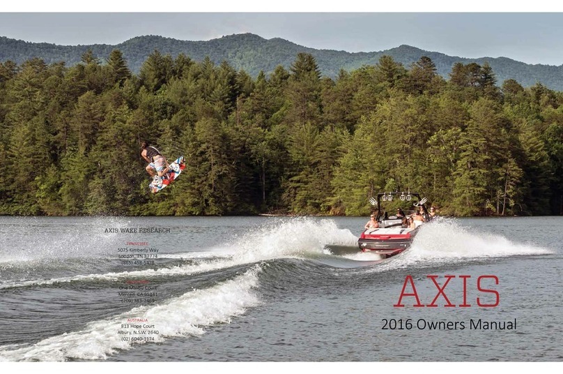 Axis Wake Research A20 owner's manual