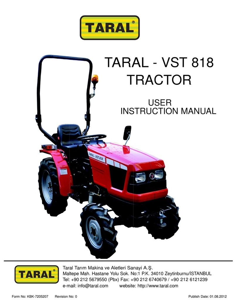 TARAL VST 818 User instruction manual