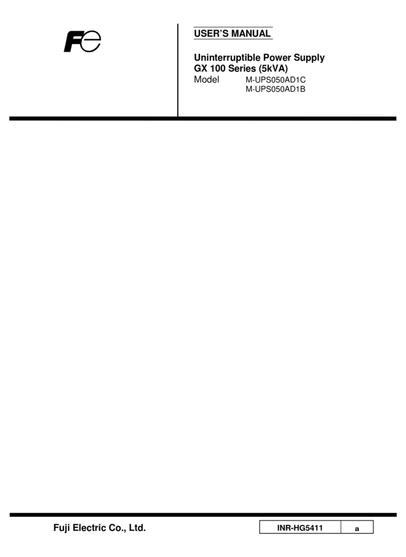 FE M-UPS050AD1C User manual