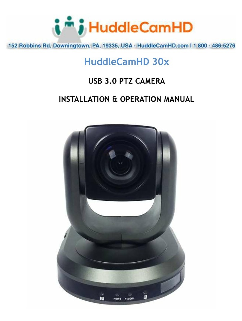 HuddleCamHD 30X Installation & operation manual