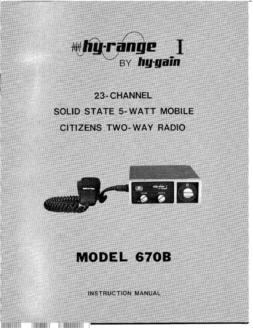 Hy-Gain 670B Hy-Range I User manual