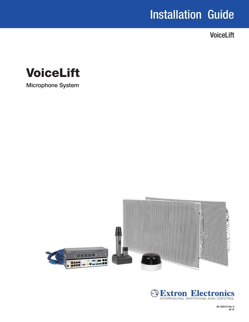 Extron electronics VoiceLift installation guide Extron electronics VoiceLift installation guide