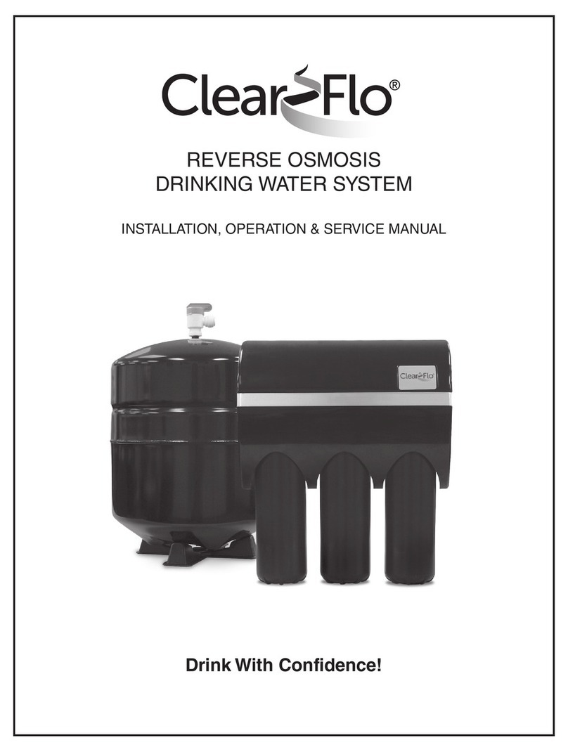 Water Right Clear Flo Installation, operation & service manual