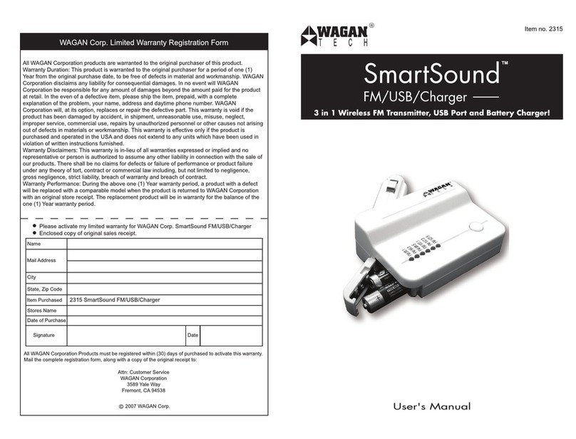 Wagan SmartSound user manual