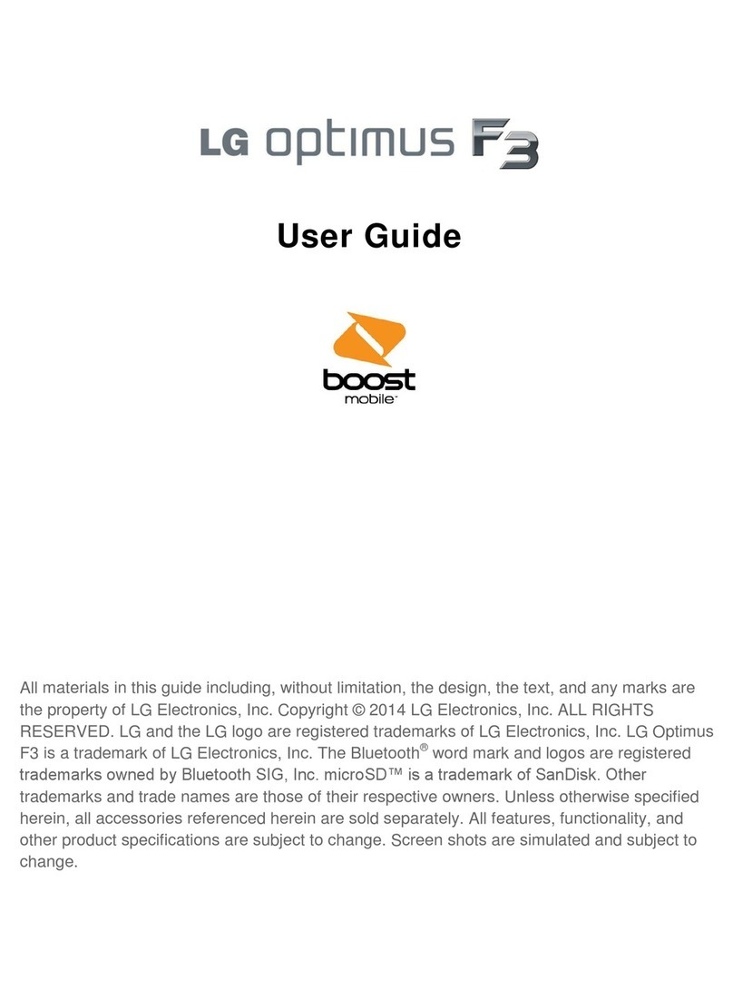 LG Optimus F3 User manual