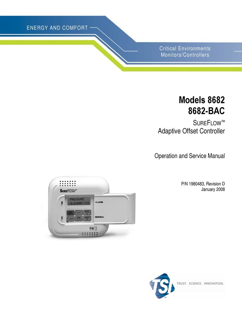 TSI Instruments SUREFLOW 8682 Operation and service manual