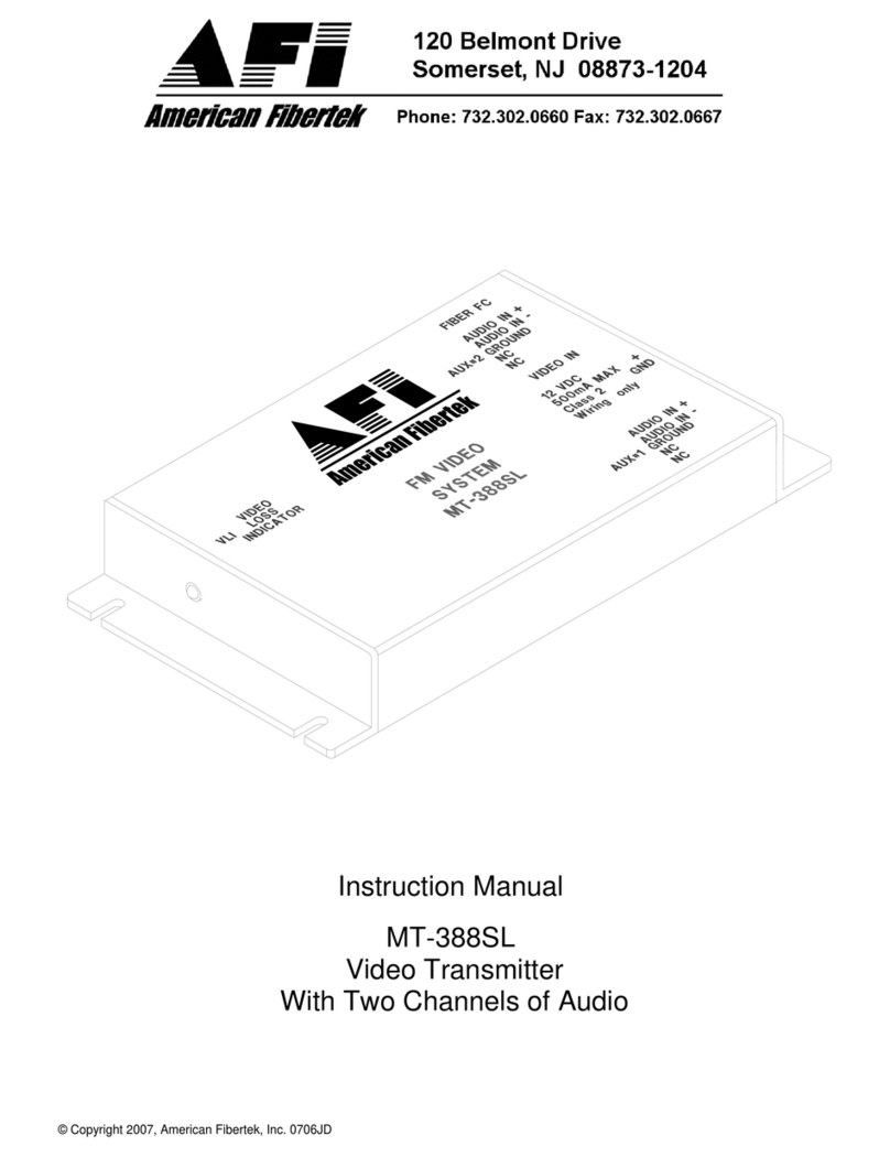 AFi MT-388SL instruction manual AFi MT-388SL instruction manual