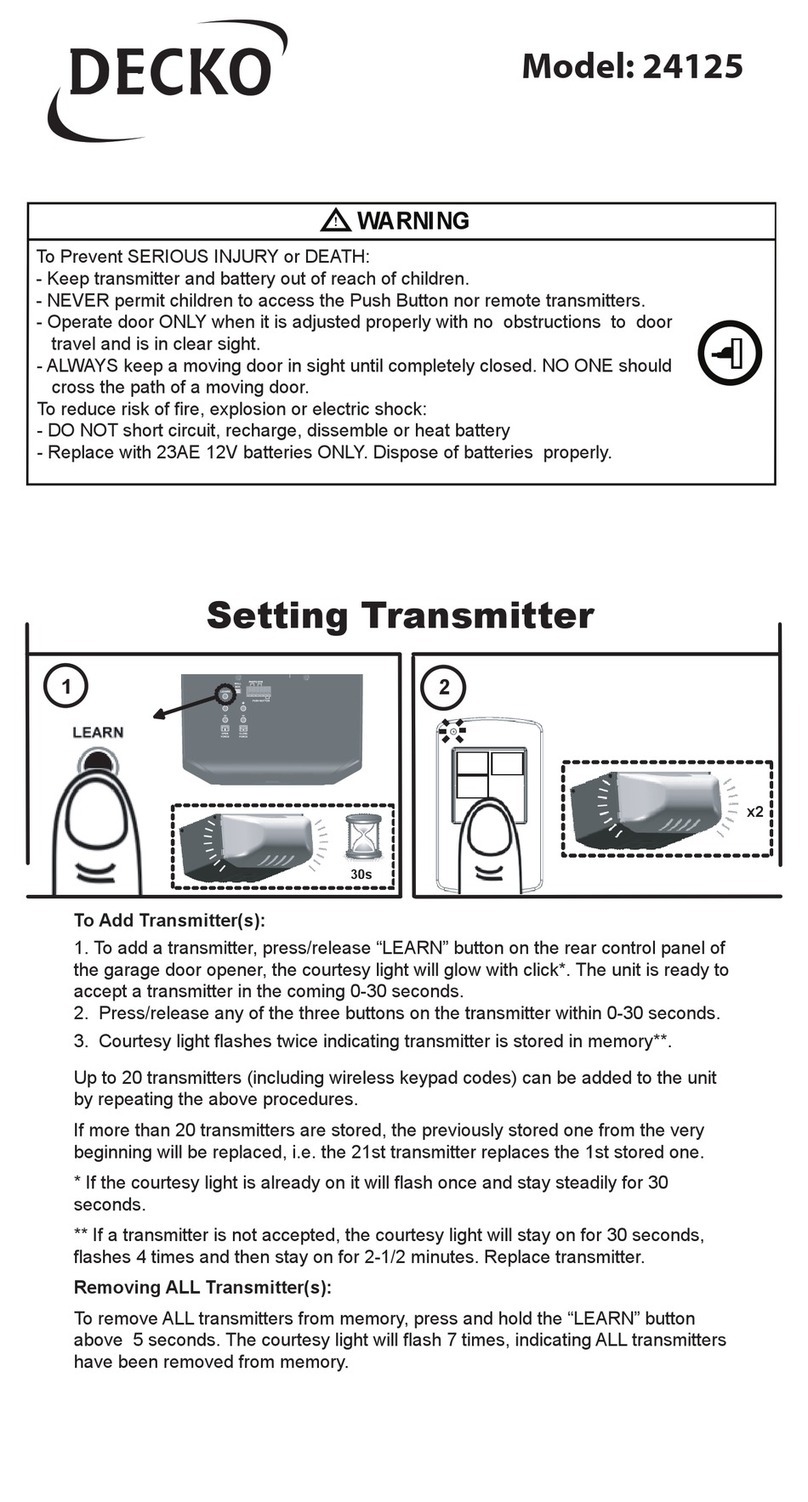 Decko 24125 user manual