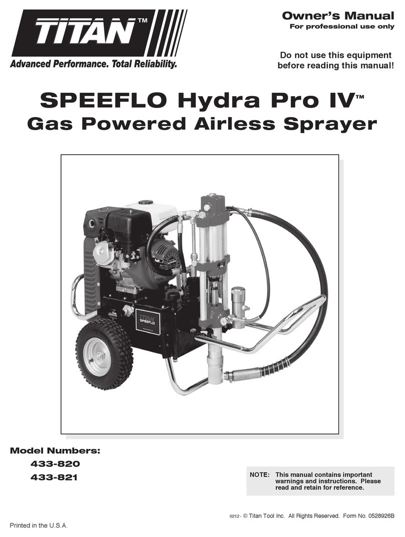 Titan SPEEFLO Hydra Pro IV User manual