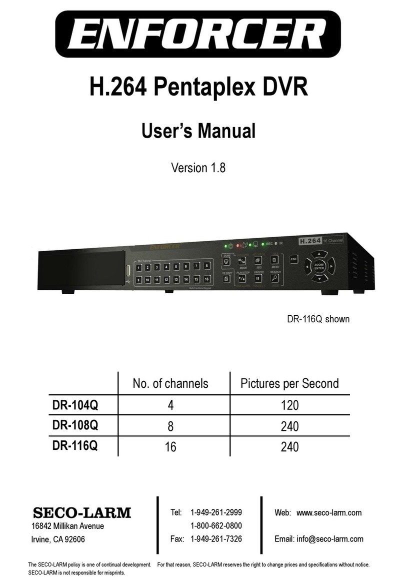 ENFORCER DR-104Q user manual