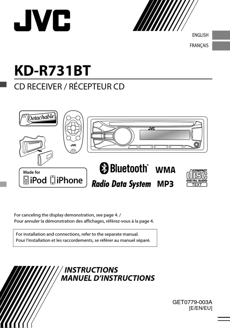 JVC KD731BT User manual