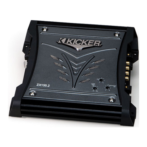 Kicker ZX150.2 User manual