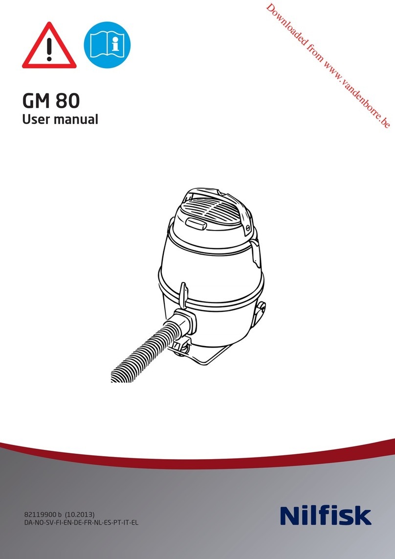 Nilfisk-Advance GM 80 user manual