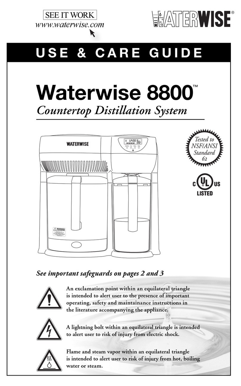 Waterwise 8800 User & care guide