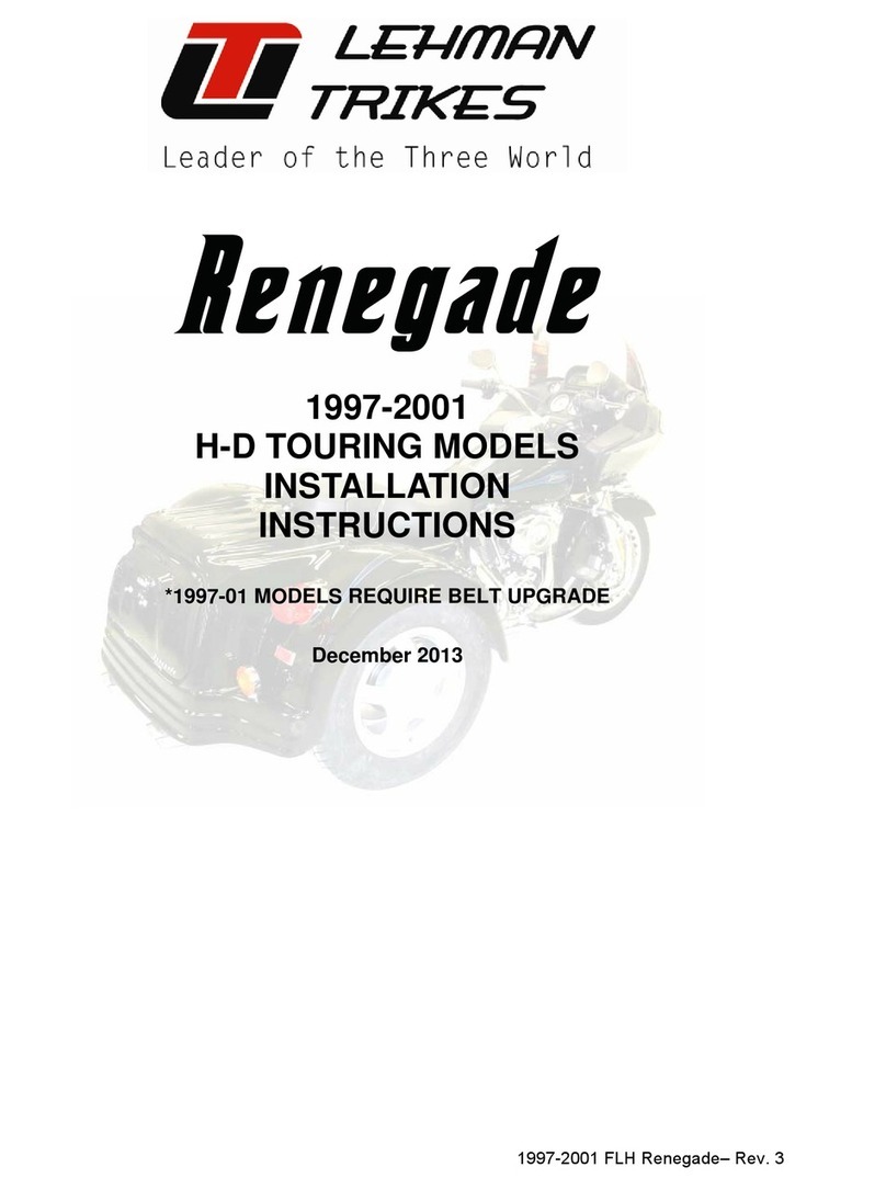 lehman Trikes Renegade installation instructions