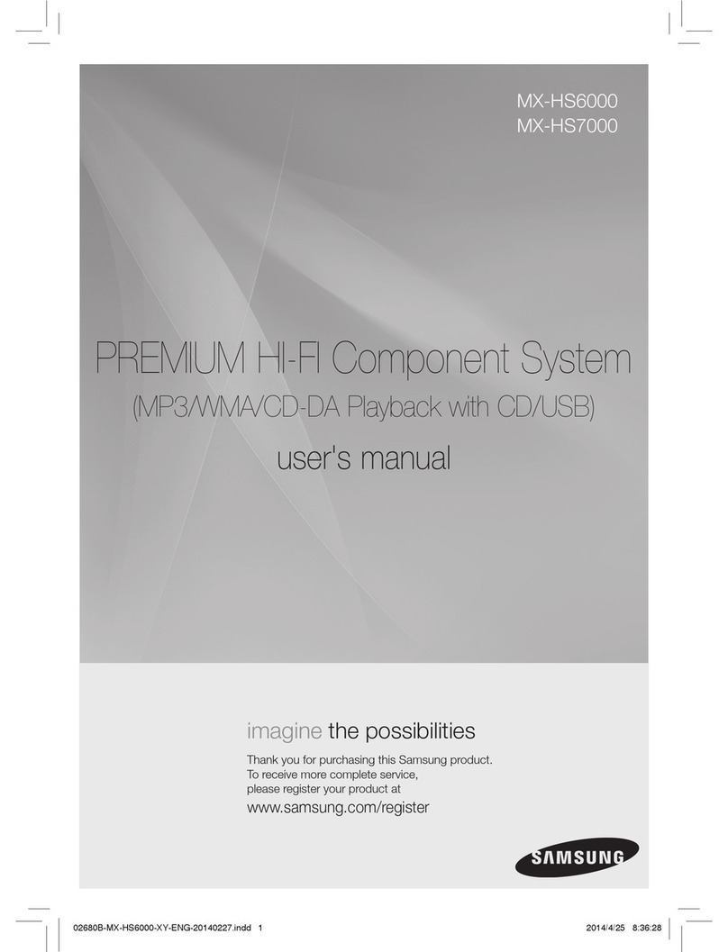 Samsung MX-HS6000 user manual