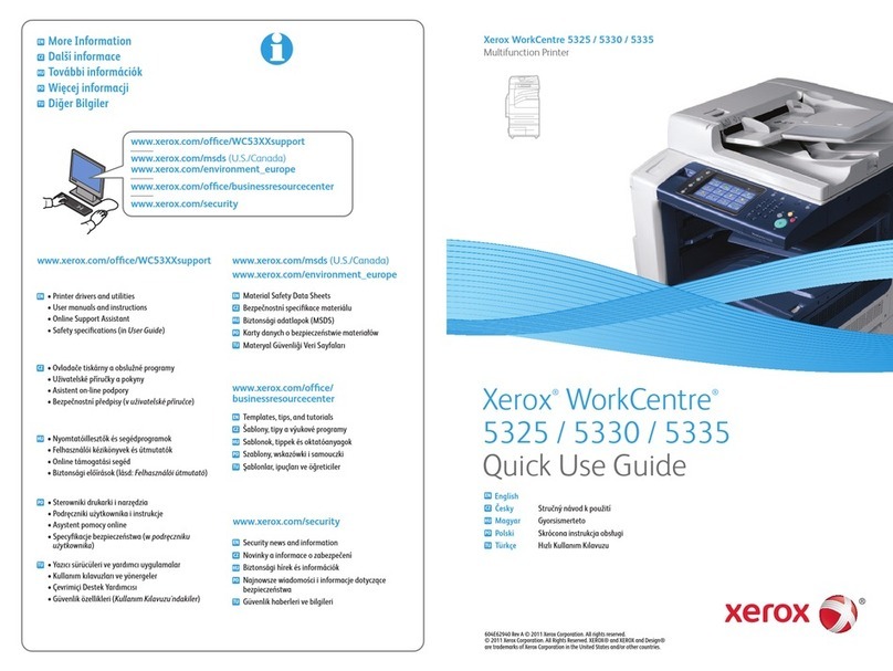 Xerox WorkCentre 5325 Operating manual